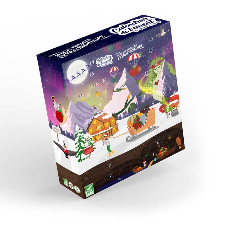 Dr. Jonquille & Mr. Ail - Wholesale Advent Calendar - Special Vegetable Garden Advent Calendar2