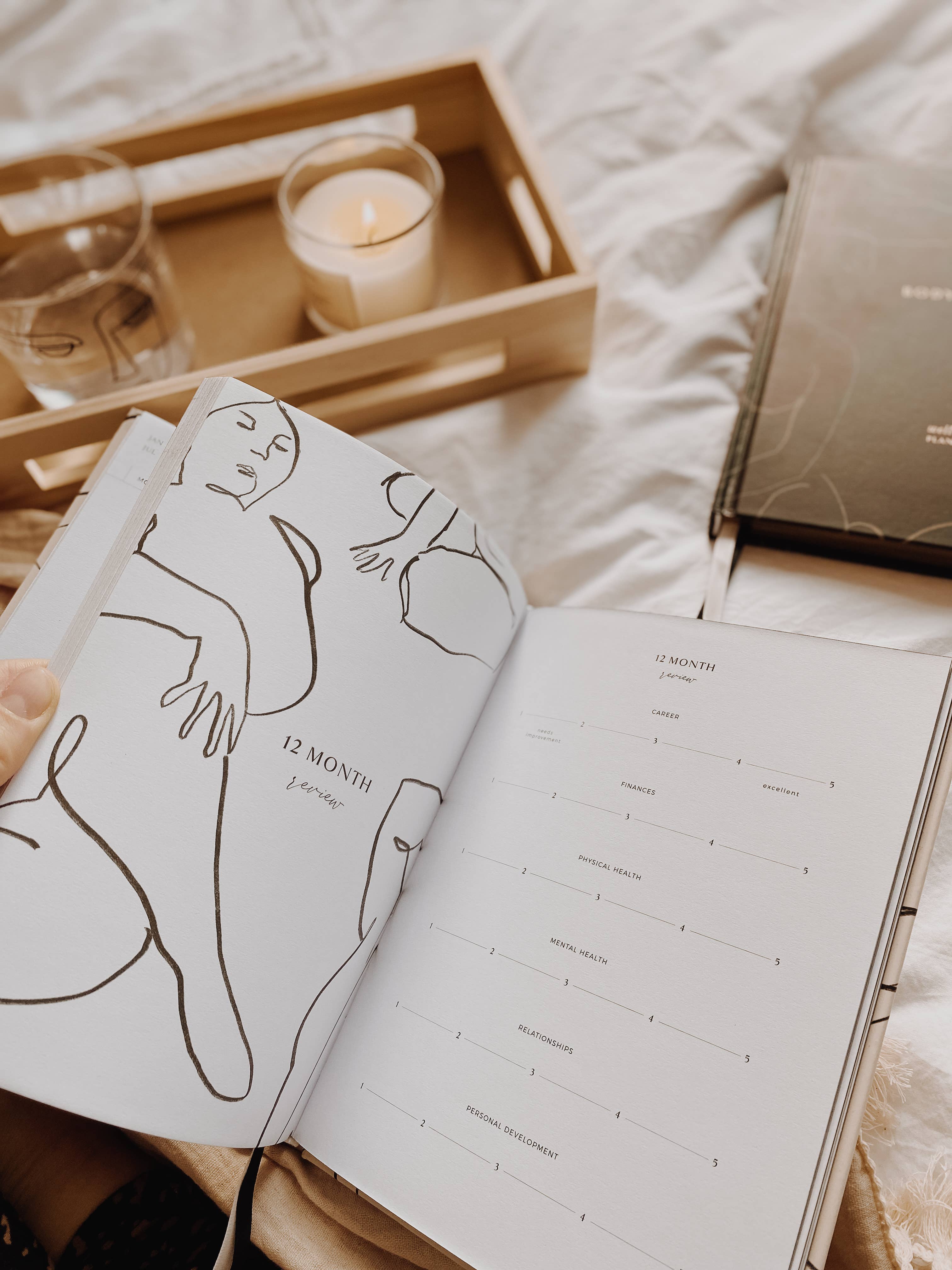 Blush And Gold – wholesale Journal/diary – Body + Soul Journal (Eclipse) gift for her, undated planner17