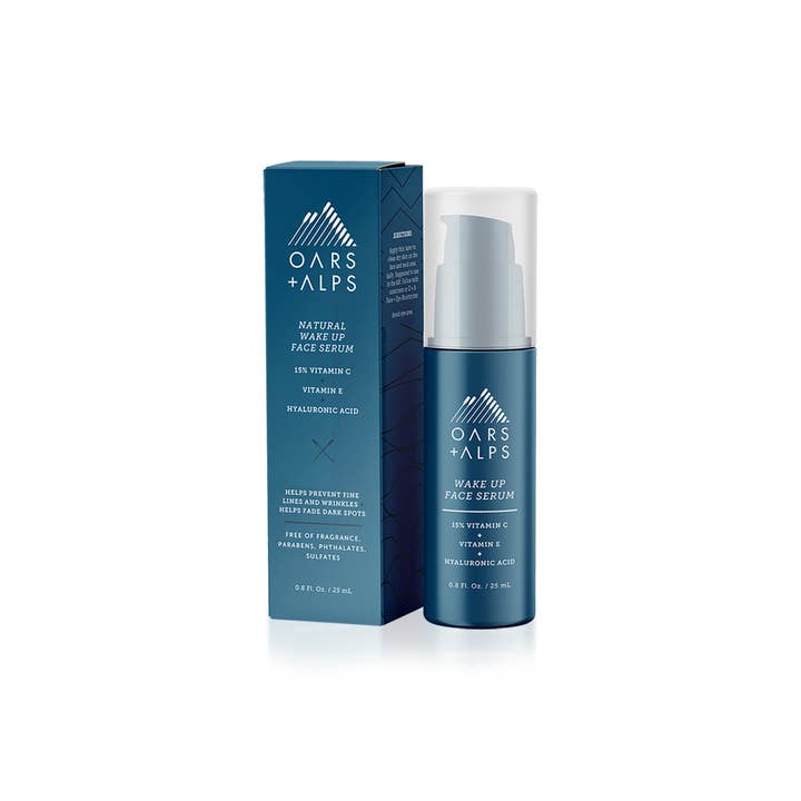 Oars + Alps - Wholesale Facial Serum/Concentrate - Men's - Wake Up Men's Face Serum, Made w/ Vitamin C, Hyaluronic Acid