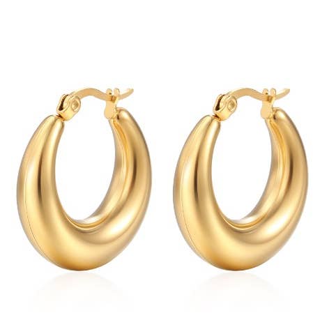 Gooddiy - Wholesale Jewelry Set - Pendientes de acero inoxidable chapados wholesaler