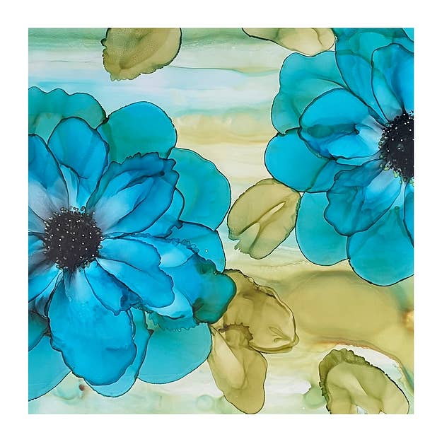 Estampado Turquesa Blooms para venta al por mayor de Angie Bryant Art