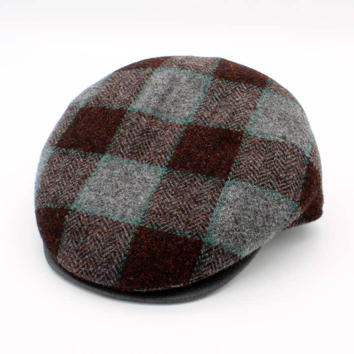 Hologramme Paris - Wholesale News boy/school boy hat – Men's - 18223 Wool Cap - Grey0