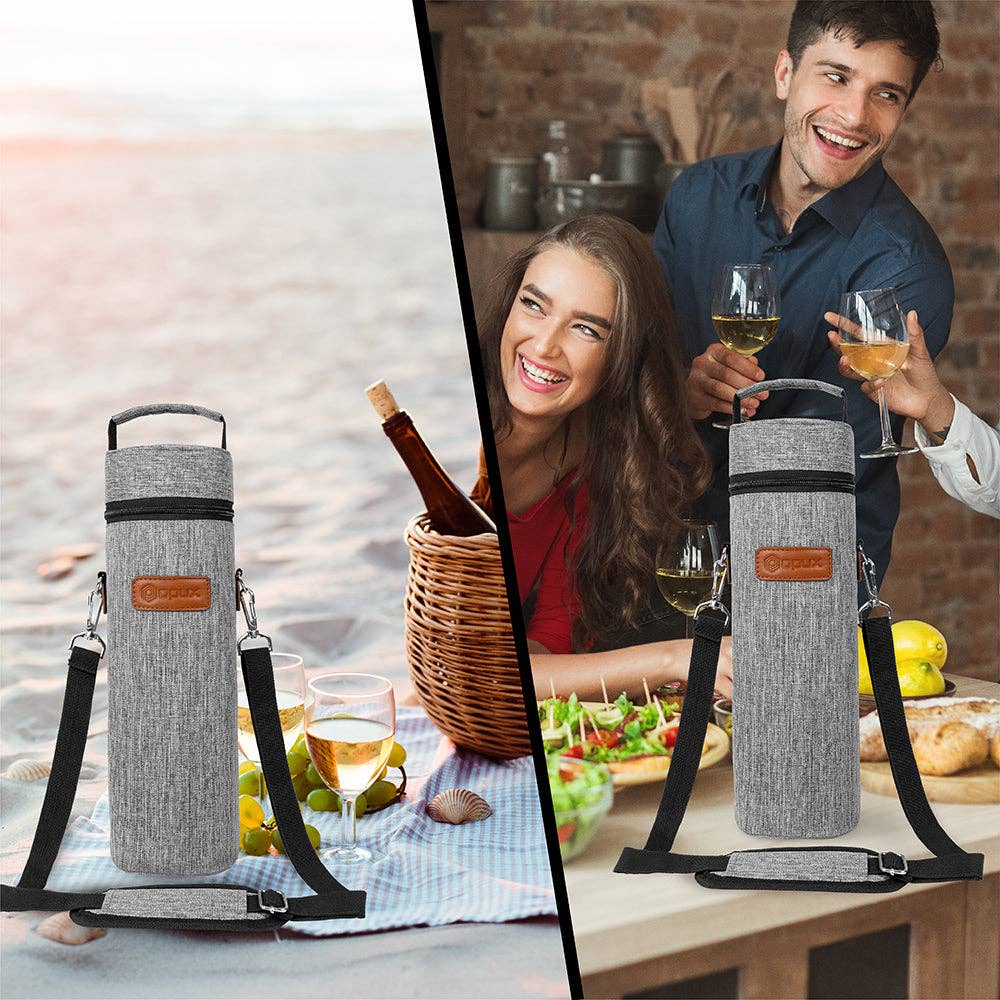 OPUX - Wholesale Wine Tote - 1 Bottle Wine Carrier Bag5