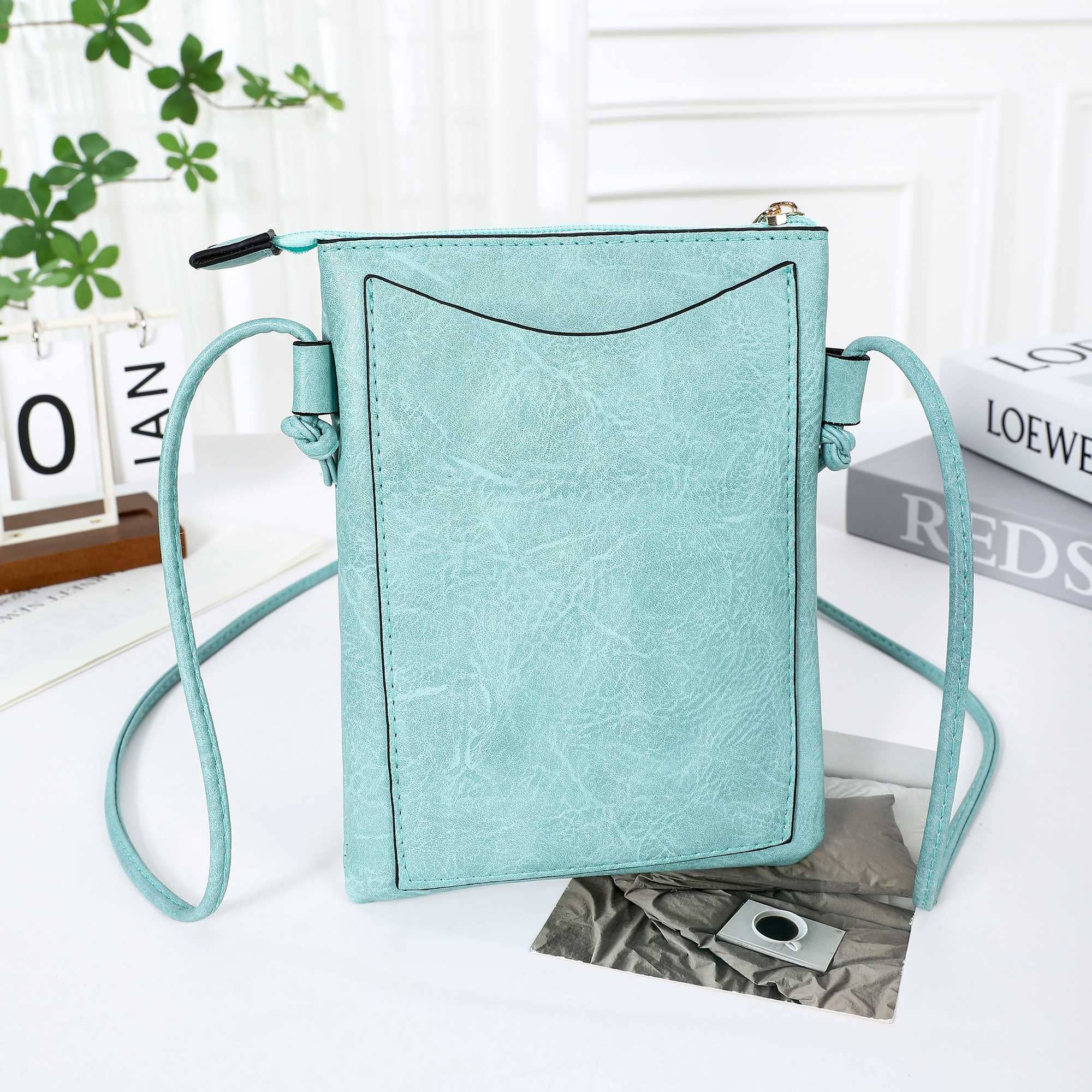 Shine Mark Accessories - Wholesale Crossbody Bag - Women's - Aqua - Dragonfly Crossbody Bag1