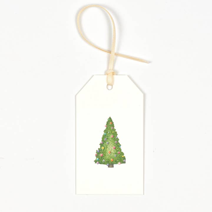 Gift Tags - Holiday Tree - Packet of 5 for wholesale by Goose Lane Designs