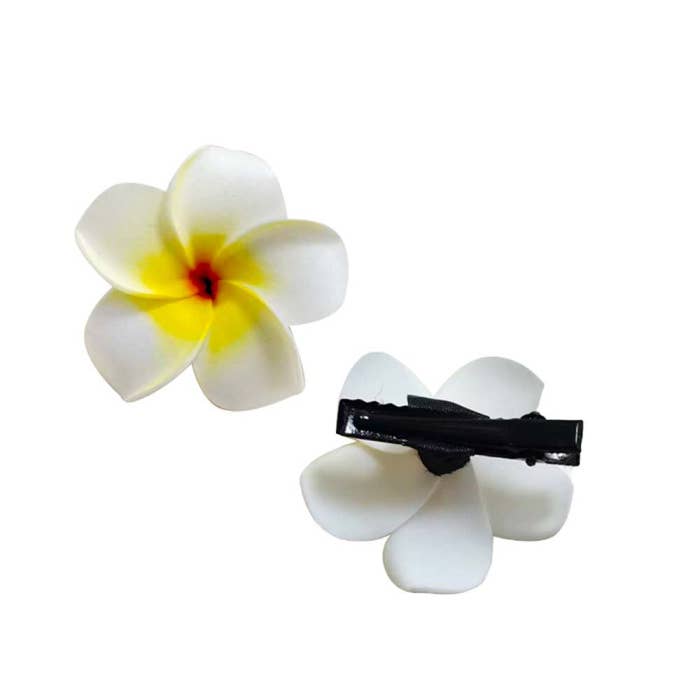 DK Hawaii - Wholesale Hair Clip - Women's - Small Plumeria Flower Hair Clips2