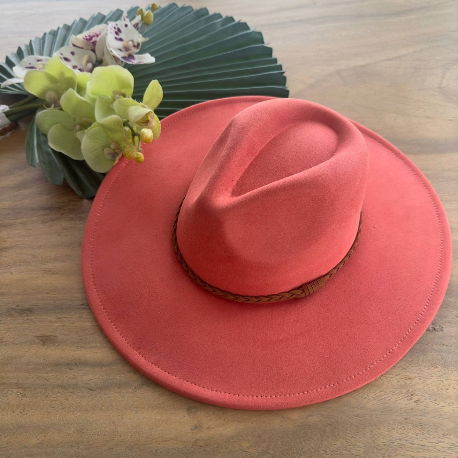 Queens INC - Wholesale Fedora - Women's - Best seller Fashion Classic Wide Brim Suede Primium  Hat Wid24