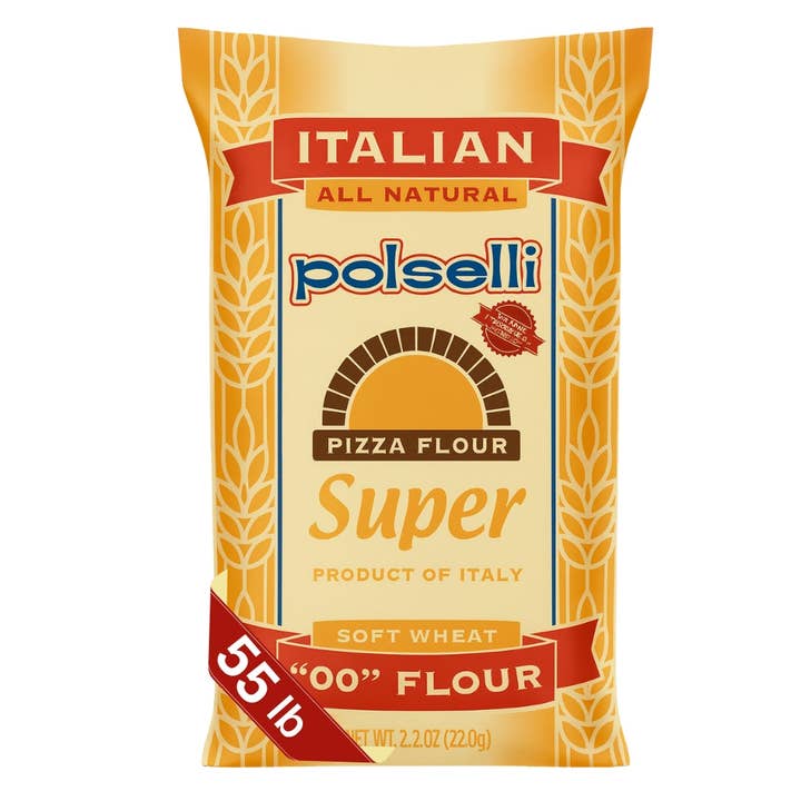 Polselli: 00 Pizza Flour (Super) 55 lbs. Bag for wholesale by Wholesale Italian Food