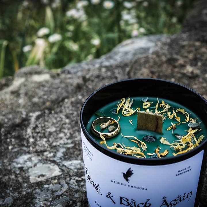 Wicked Obscura - Wholesale Jar/Filled Candle - There And Back Again- Lord Of The Rings Inspired Soy Candle5