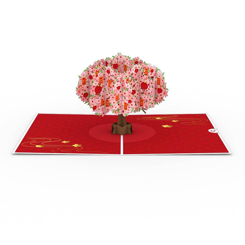 Lovepop Cards - Wholesale New Year's Card - Lunar New Year Cherry Blossom 5''x7'' Card, Pop-Up Cards2