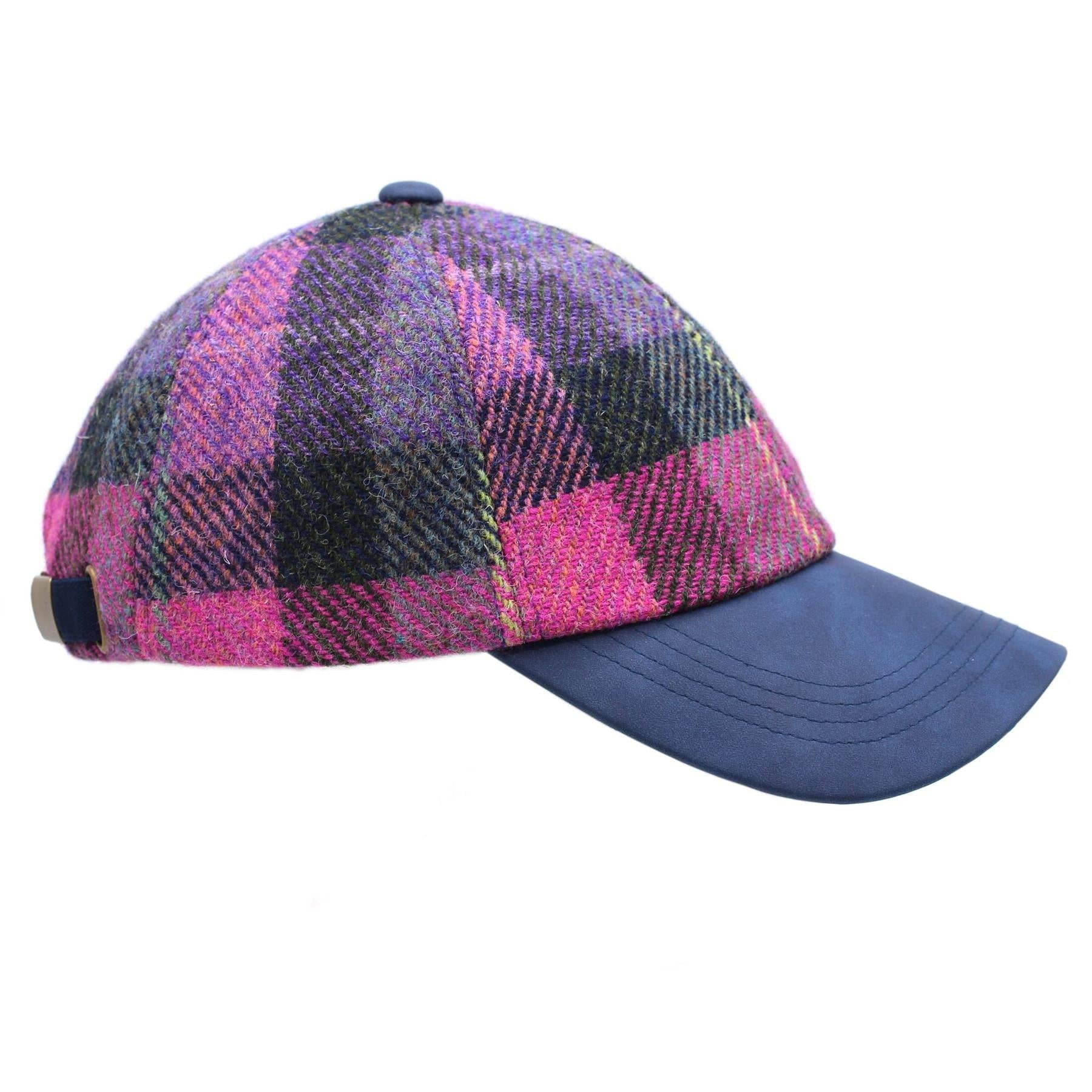 Heather Hats & Accessories - Vendita all'ingrosso Cappellino da baseball - Donna - Cappellino da baseball donna Rosalie in Harris Tweed7