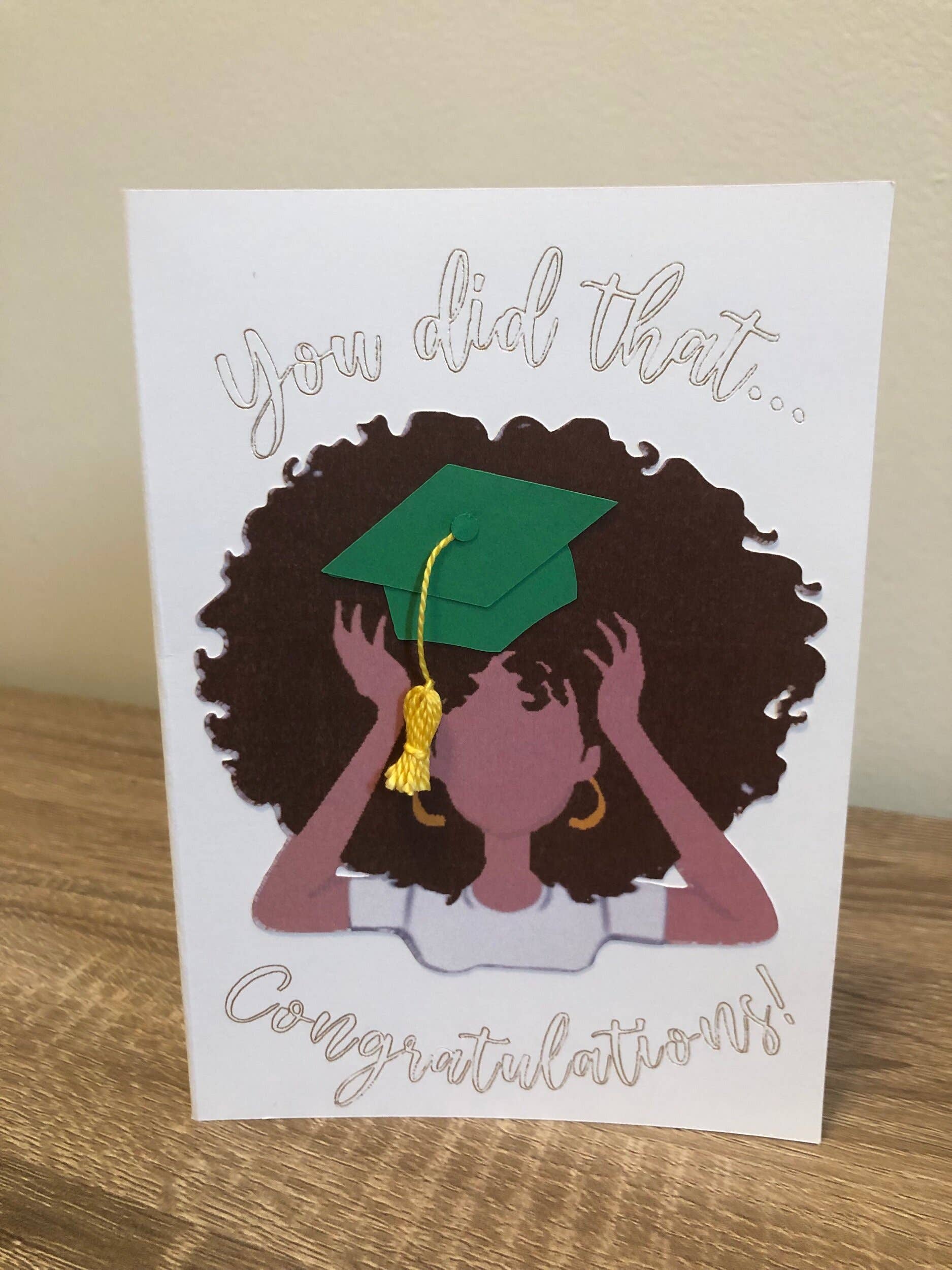 D. Johnson & Co Greetings - Wholesale Graduation Card - Fix Your Crown Graduation Card2