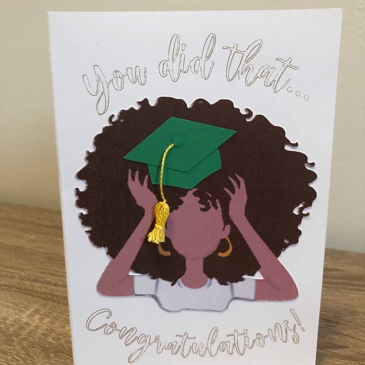 D. Johnson & Co Greetings - Wholesale Graduation Card - Fix Your Crown Graduation Card2
