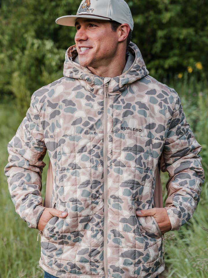 BURLEBO - Wholesale Puffer Jacket - Men's - Puffer Jacket - Pintail Camo