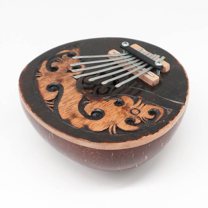 Ancient Wisdom – wholesale Musical instrument – Kalimba Antique Coconut0