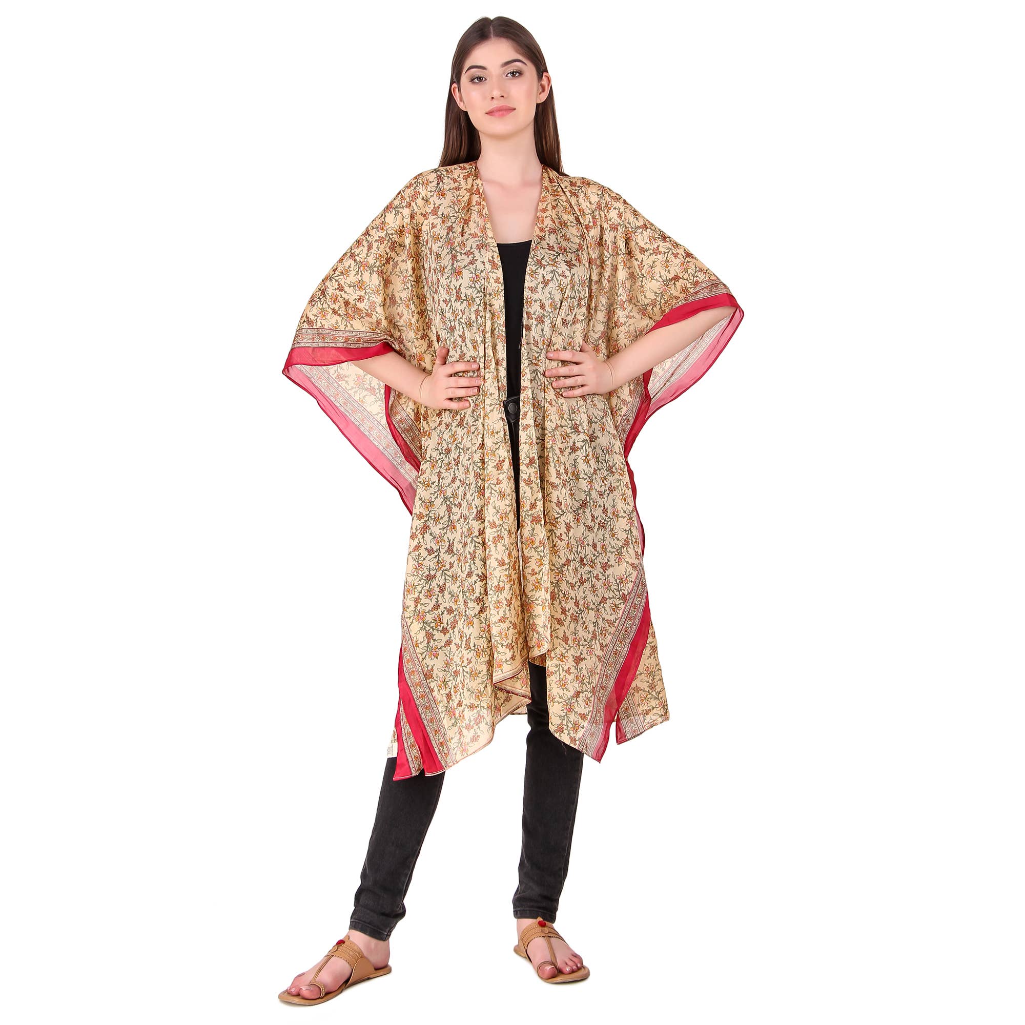 Sewing New Futures, Inc - Wholesale Kimono - Women's - Vintage Sari Kimono1