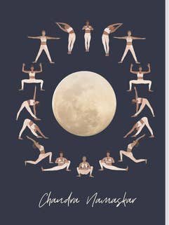 Moon greeting poster for wholesale by les Carollaises