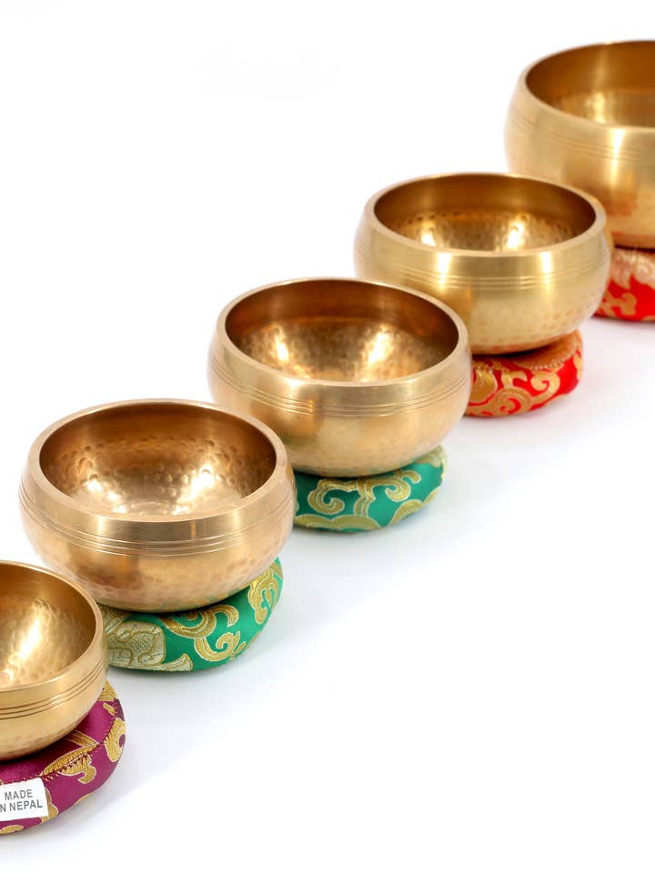 Handgefertigte handgeschlagene Klangschale für den Großhandel von Himalaya Handmade