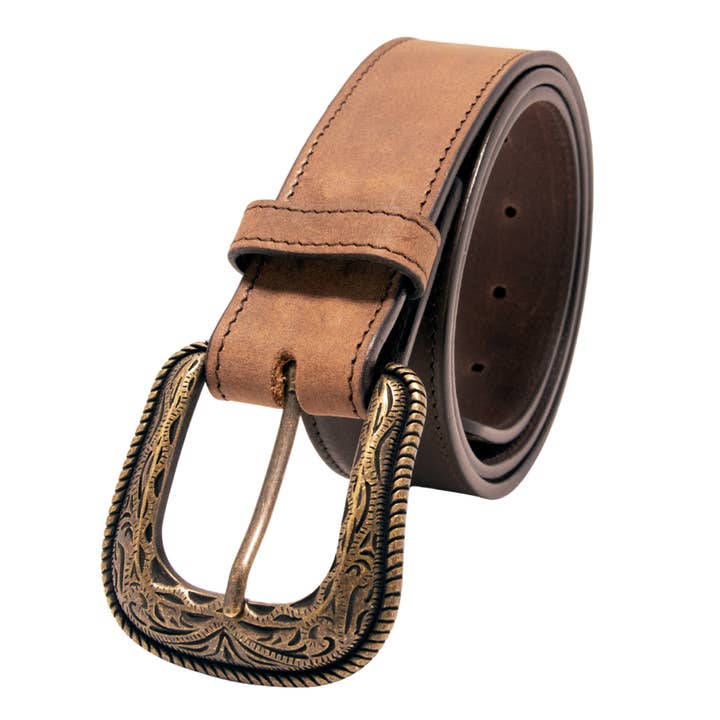 Western Express - Wholesale Belt - Unisex - Two Tone Top Grain Leather Belt5