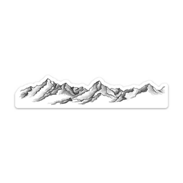 Mountain Range - Sticker for wholesale by Kevin & Kaia