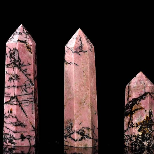 Moon Rituals - Vendita all'ingrosso Pietra/cristallo spirituale - Rhodonite Tower - Cristallo curativo per la guarigione emotiva e l'amore2
