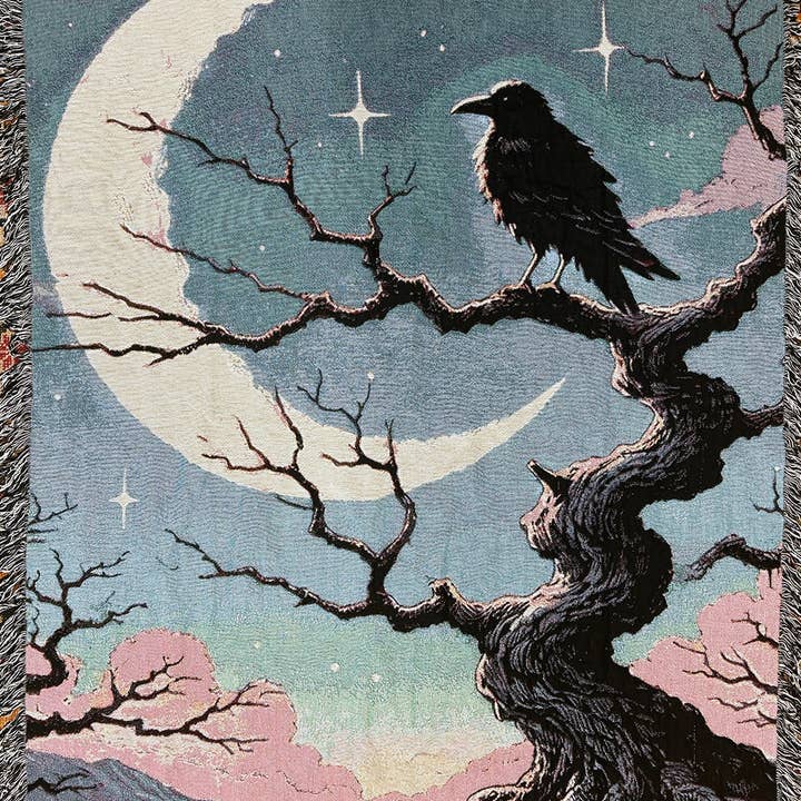 Crow Blanket for wholesale by Strike Gently