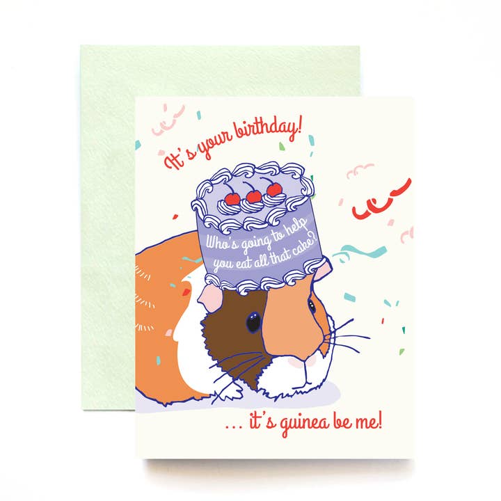 ILOOTPAPERIE - Wholesale Birthday Card - It's Guinea Be Me Bday Greeting Card Updated!0