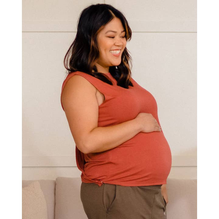 Of an Origin - Wholesale Nursing Top - Maternity - Every Way Maternity to Nursing Wrap Tank Top6