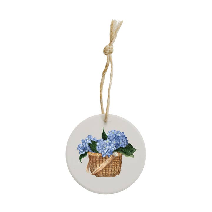 adorno de cerámica para cesta de hortensias para venta al por mayor de Tina Labadini Designs