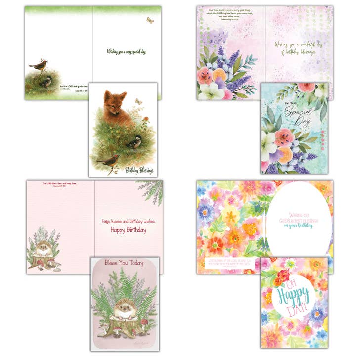 Crown Point Graphics - Wholesale Birthday Card - Celebrations - 48 Assorted Birthday Cards by Shared Blessings5