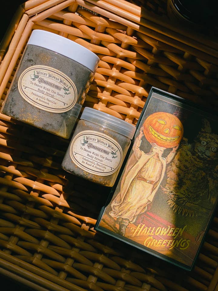 Dance With The Devil Body Scrub for wholesale by Witchy Woman World Apothecary