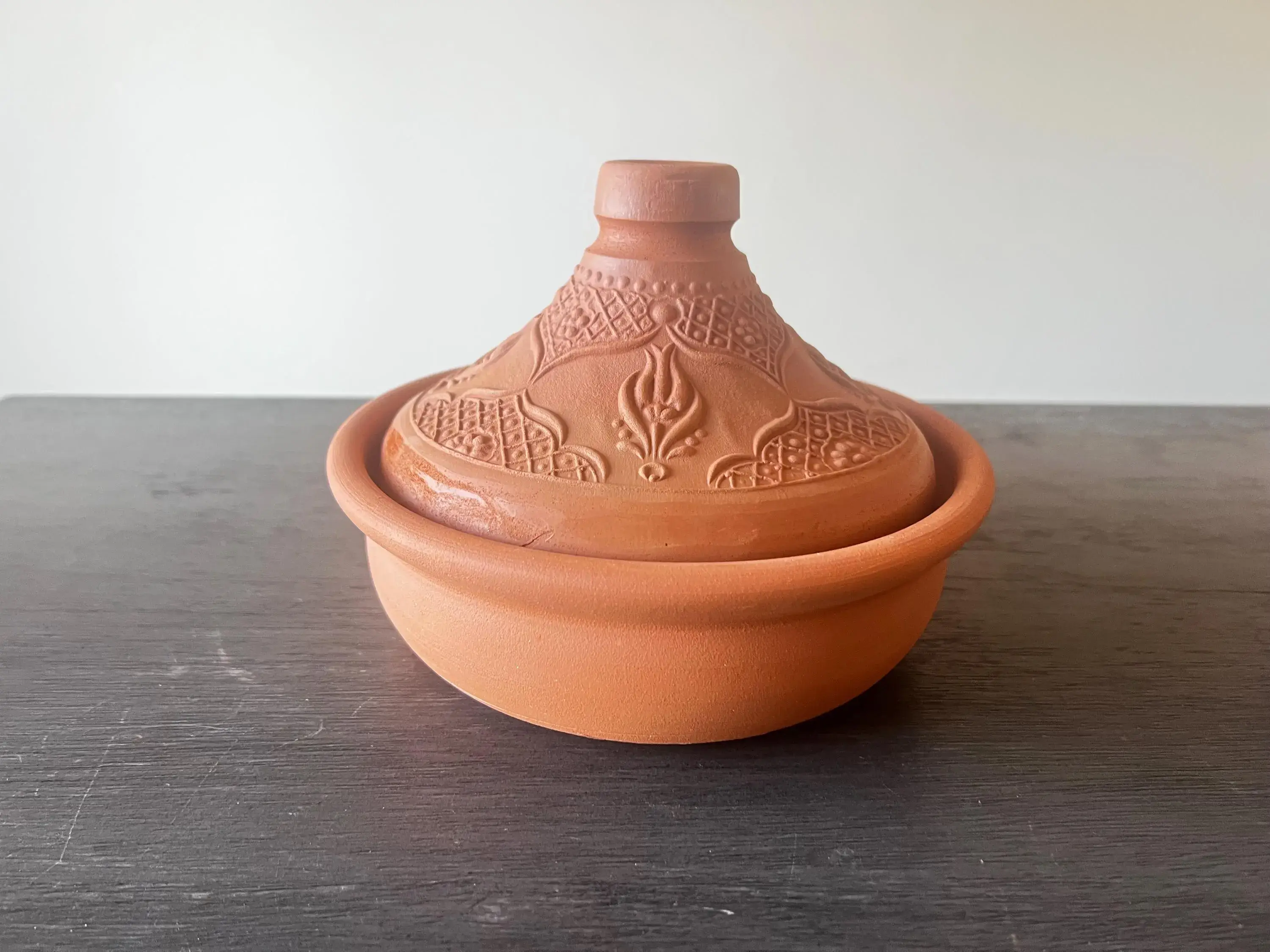 GJE Terracotta - Wholesale Cooking Pot - Unglazed Clay Targine Cooking Pot -8.5 inch 2