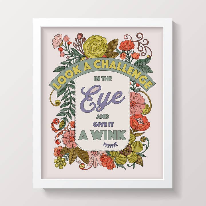 Kijk een uitdaging in de ogen en geef het een knipoog voor wholesale door Valentina Harper