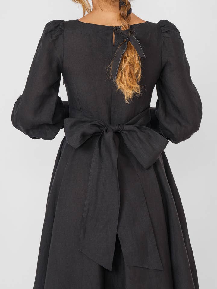 Red Poppy Hawthorn Dress, Long Sleeve for wholesale on Faire15