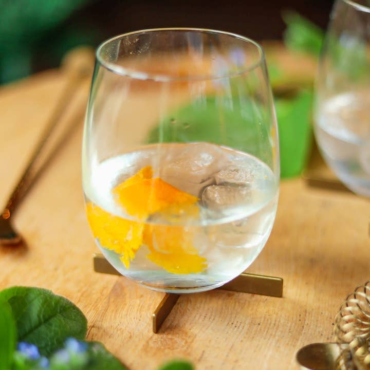 Pivot - Wholesale Coasters - X Coasters - Brass (Set of 4)1