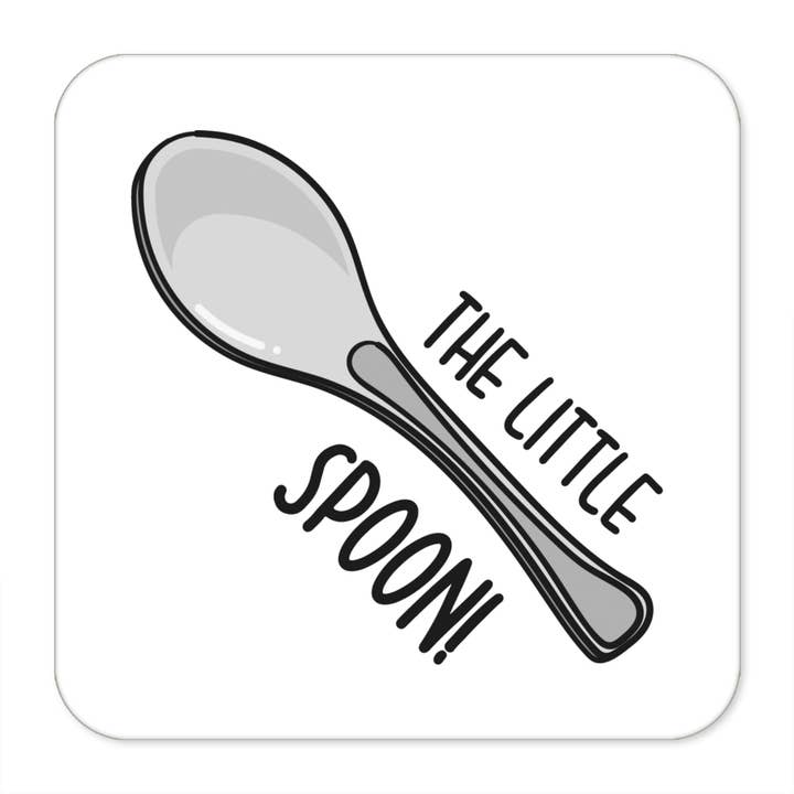 Little Spoon Pun Coaster for wholesale by TeePee Creations