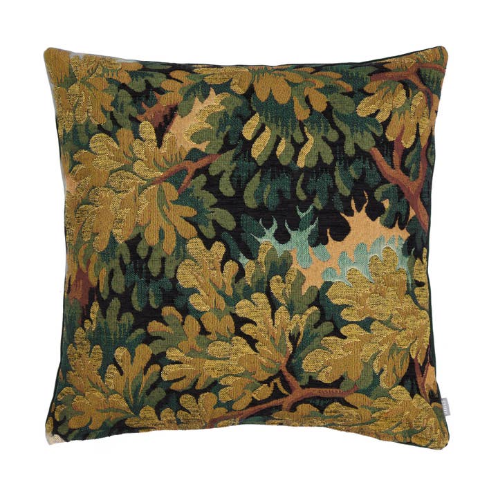 Verdure Royale Tapestry Cushion - 46x46cm (18"x18") for wholesale by Hines of Oxford