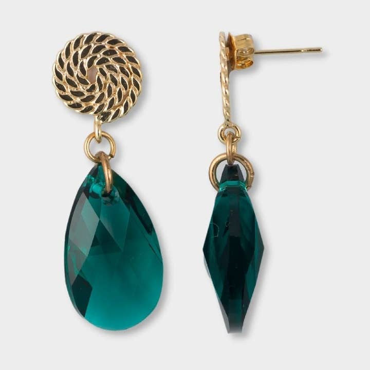 Jasmine Crystal Drop Earrings for wholesale by Sarah Rhodes