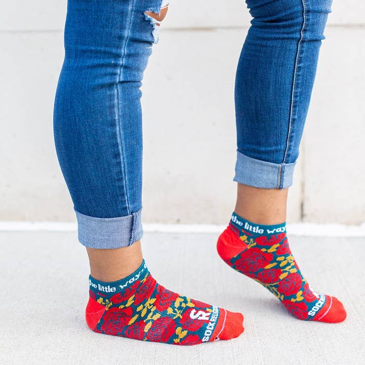 Sock Religious - Wholesale Socks - Unisex - St. Thérèse of Lisieux No Show Socks2