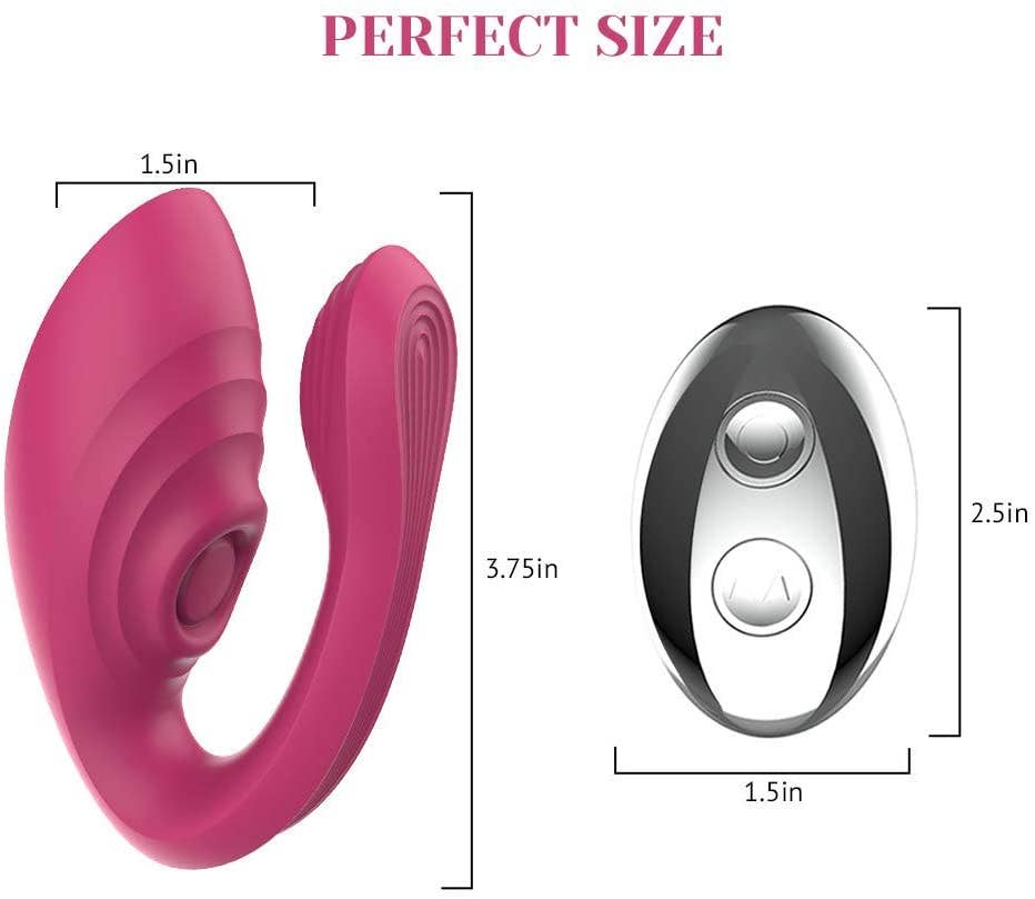 Tracy’s Dog - Wholesale Sex Toy - Tracy's Dog Nina Vibe Couple Vibrator Rose Red3