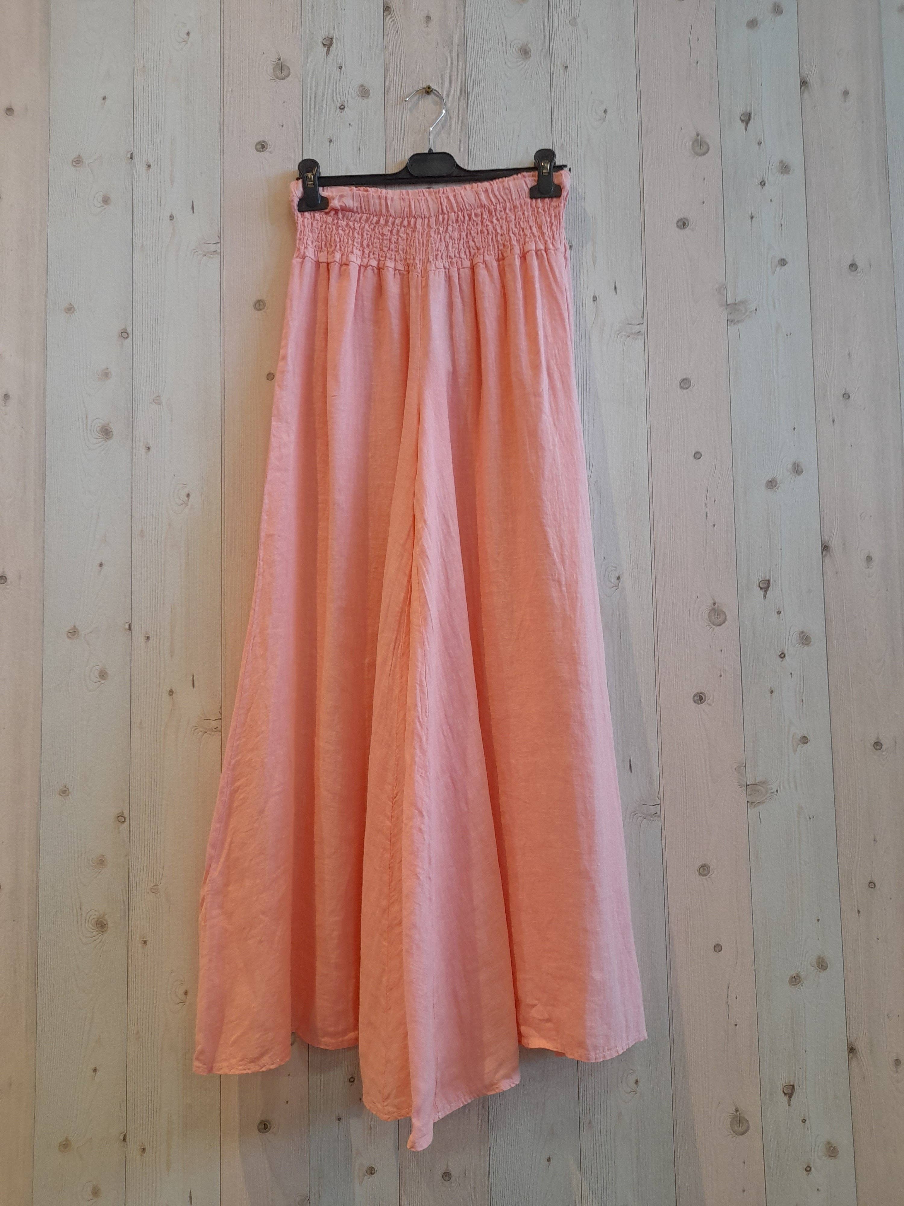 Linen & More – wholesale Pants – Women's – REF 30201 WIDE LEG LINEN PANTS 100%19