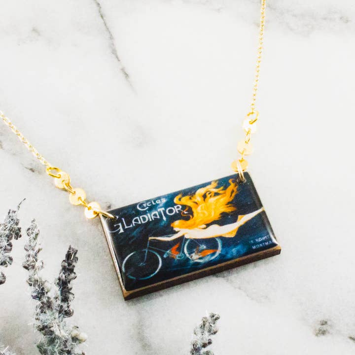 Vintage Cycles Gladiator Necklace for wholesale by No Man's Land