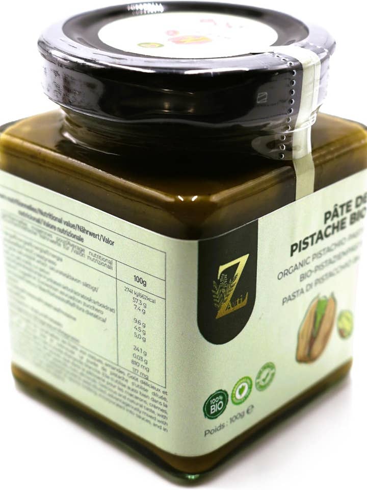 Pasta Pura 100% de Pistáchio Gr. 100 por atacado de Zayti L.T.D.M