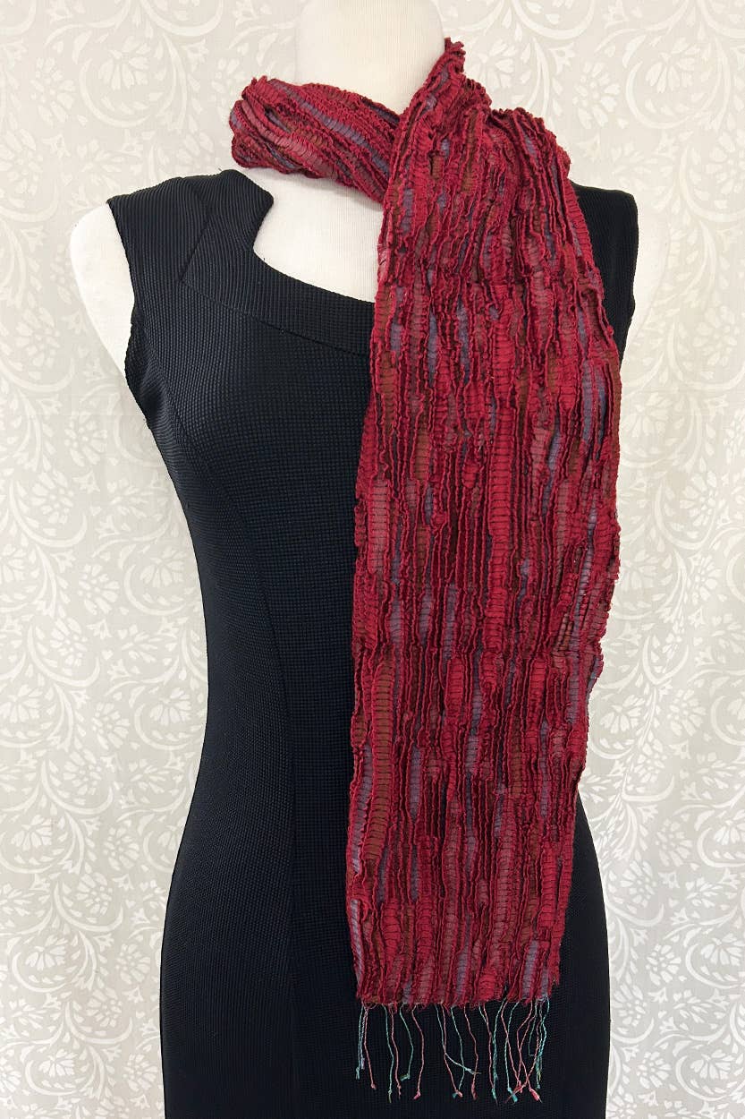 Sevya Handmade - Vente Écharpe – femme - Revati Écharpes en soie et laine31