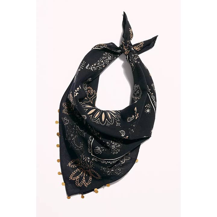SAACHI - Wholesale Bandana - Women's - Paisley Charm Bandana