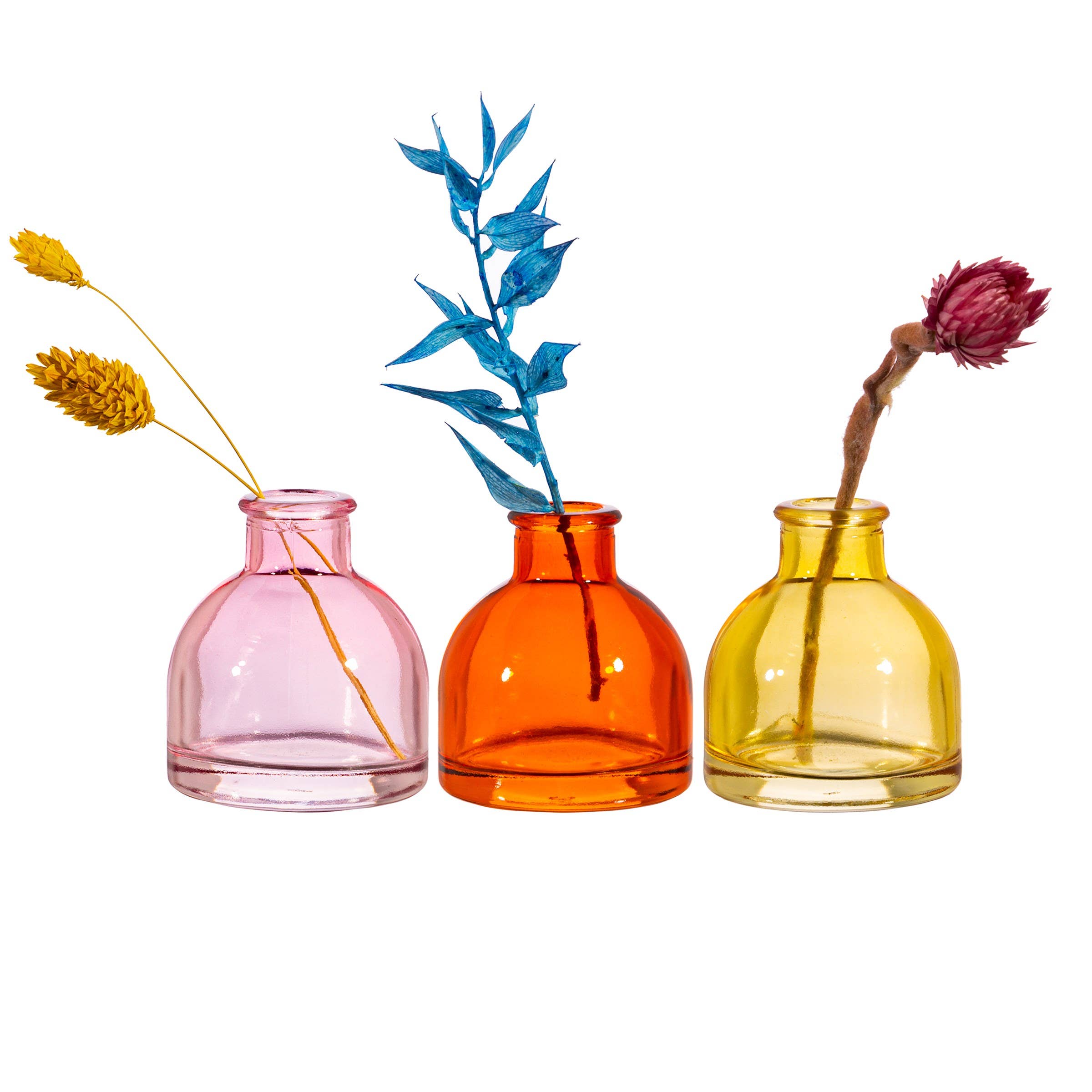 Sass and Belle – wholesale Vase – Warm Toned Mini Bud Vases - Set Of 31