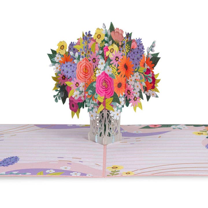 Paper Love - Wholesale Everyday Greeting Card - Floral Arrangement Pop Up Card6