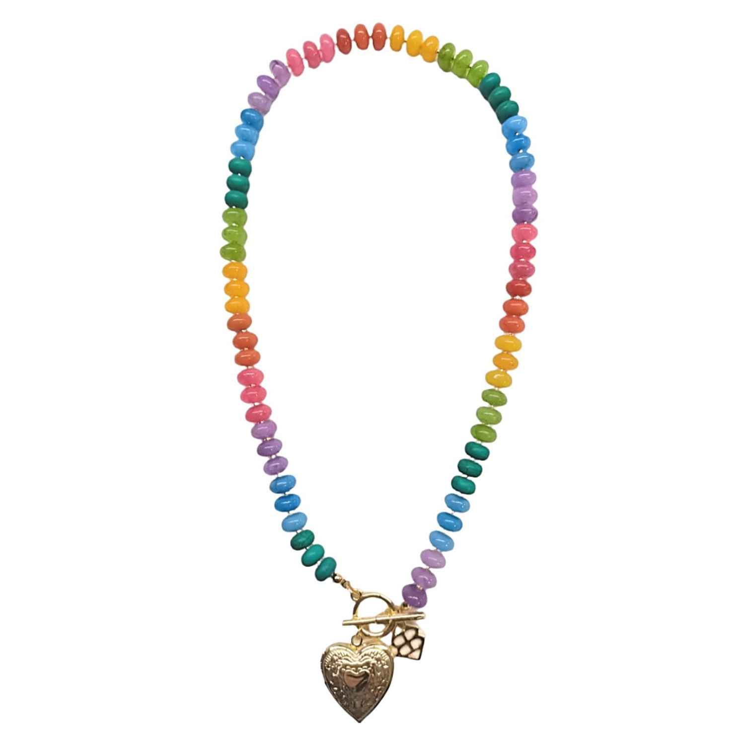 Brianna Cannon - Vente Colliers à pendentif - Collier Médaillon Arc-en-ciel0