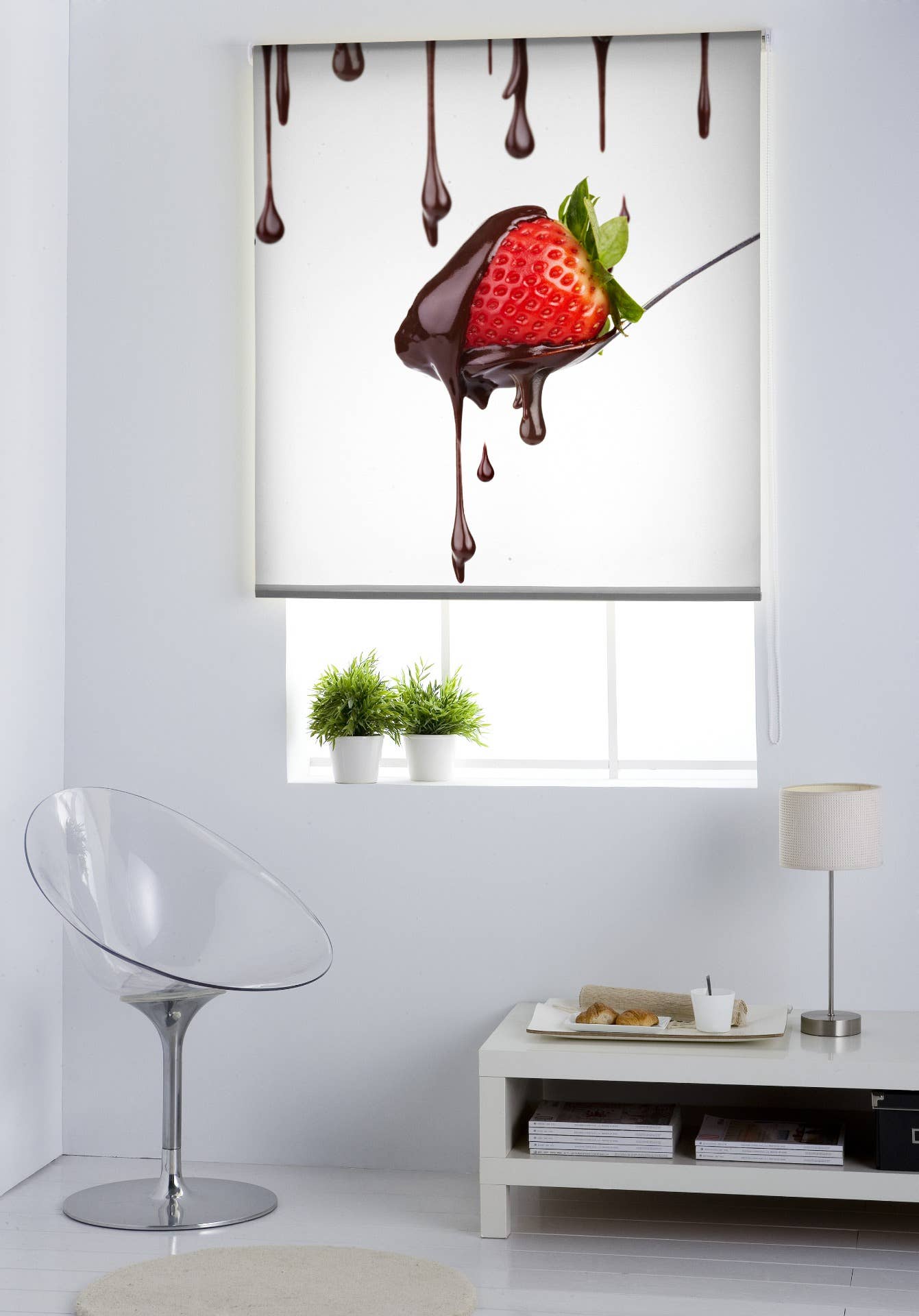 Estor C  Kitchen Printed Translucent Roller Blind for wholesale on Faire1