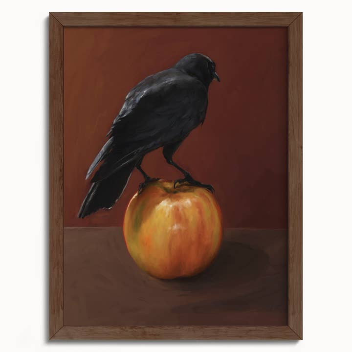 The Ugly Cat Studio - Wholesale Art Print - Moody City Crow Art Print15